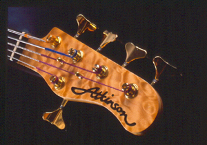 Headstock detail